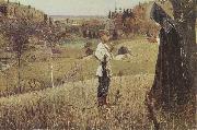 Mikhail Nesterov The Vision of the Boy Bartholomew USA oil painting artist